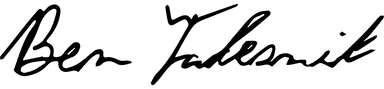 Ben Talesnik signature